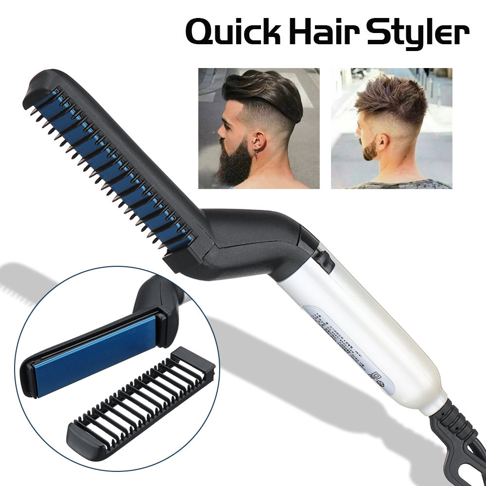 Electric Hair & Beard Straightener Comb