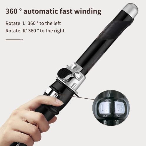 LCD Temperature-Controlled Automatic Hair Curler